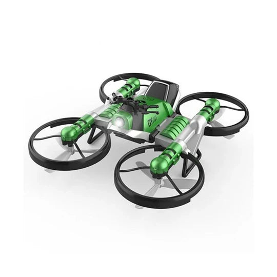 MOTOR CYCLE/QUADCOPTER TOY-LEAP 2 IN 1 (BLUE AND GREEN)