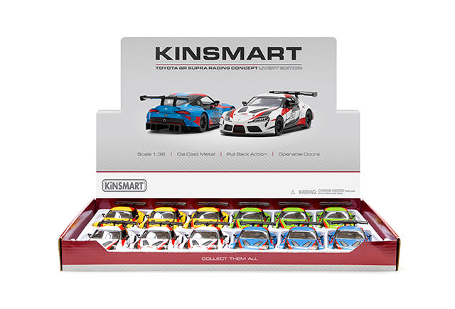 KINSMATR TOYOTA GR SUPRA RACING CONCEPT 1:36 SCALE NO:KT5421DF (GREEN)