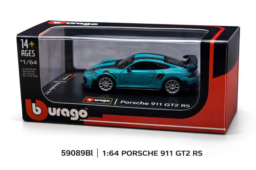 BBURAGO 59089Bl 1:64 PORSCHE 911 GT2 RS
