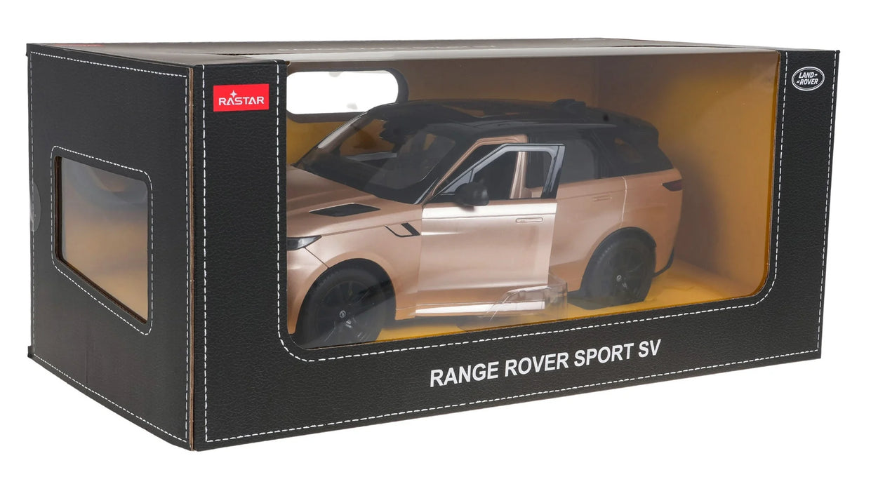 RASTAR RANGE ROVER SPORT SV 10260 RC CAR 1/14 SCALE (GOLD & BLACK)