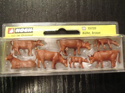 Noch  15720 Brown Cows Ho Scale