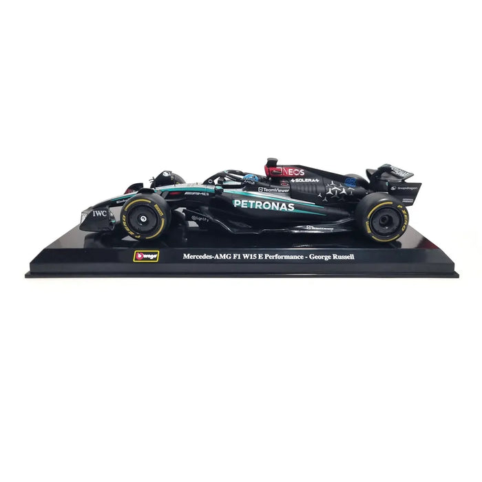 BBURAGO 1/24 MERCEDES-AMG F1 W15 E PERFORMANCE GEORGE RUSSELL 28063R DIECAST MODEL