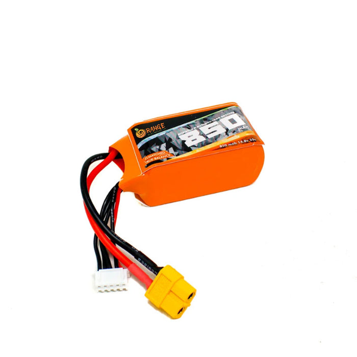 ORANGE 14.8V 850MAH 25C 4S LITHIUM POLYMER BATTERY PACK