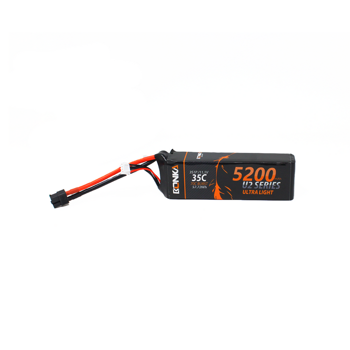 BONKA 11.1V 5200MAH 35C 3S LITHIUM POLYMER BATTERY PACK