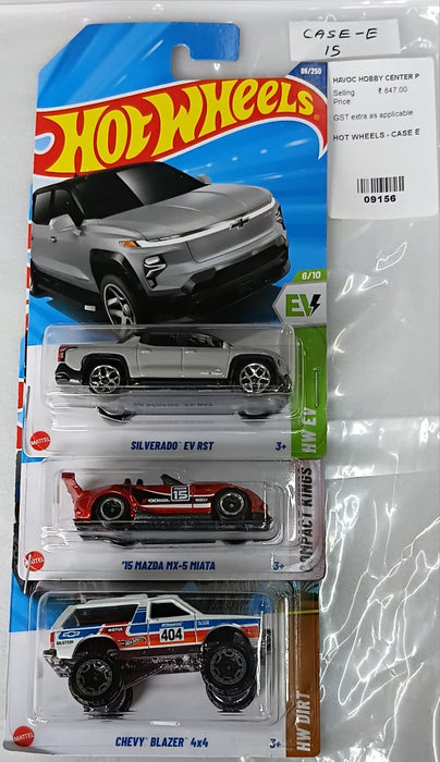 HOT WHEELS - CASE E (2025) - BASIC CAR ASSORTED (PACK OF 3 )-DIECAST