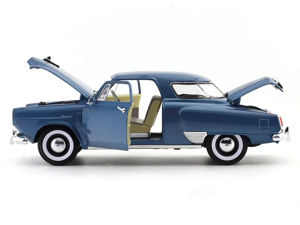 DIE CAST ROAD SIGNATURE 1950 STUDEBAKER CHAMPION  1/18 SCALE DARK BLUE NO:92478