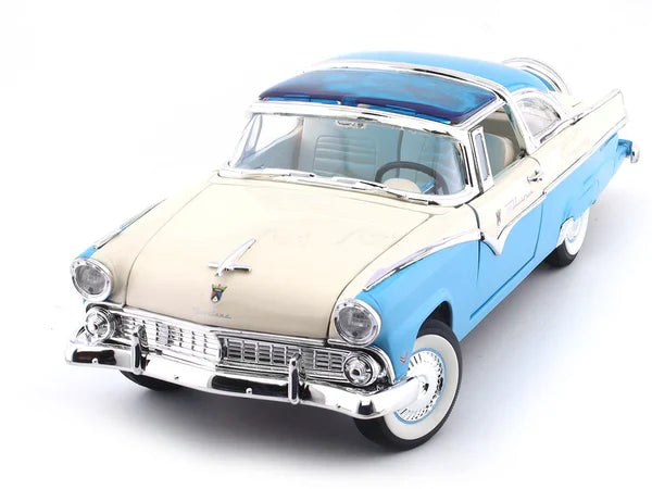 DIE CAST ROAD SIGNATURE 1955 FORD CROWN VICTORIA 1/18 SCALE BLUE NO:92138
