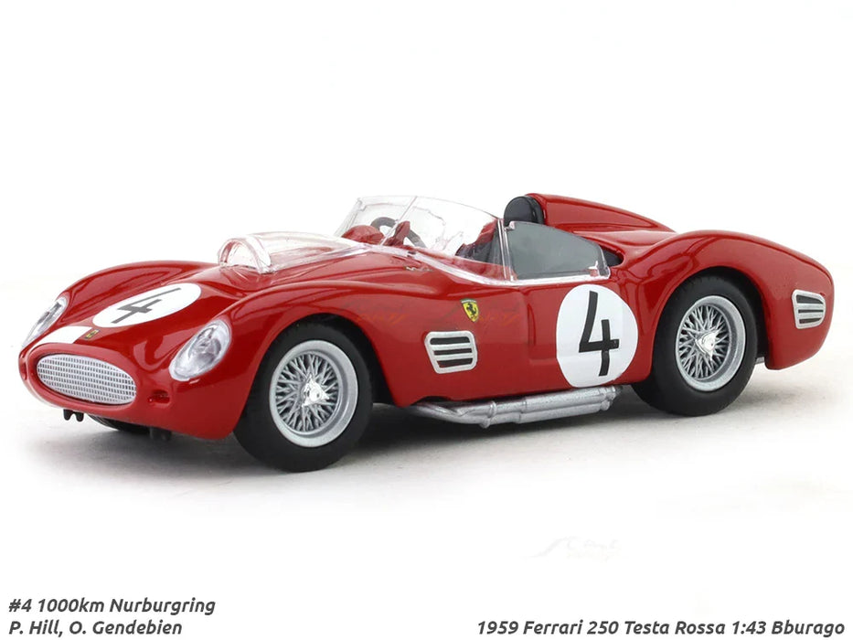 BBURAGO B18-36307 FERRARI 1:43 RACING 250 TESTAROSSA 1959
