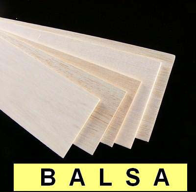Balsa Sheet 4Mm (4X100X1200Mm) PACK OF 5PC