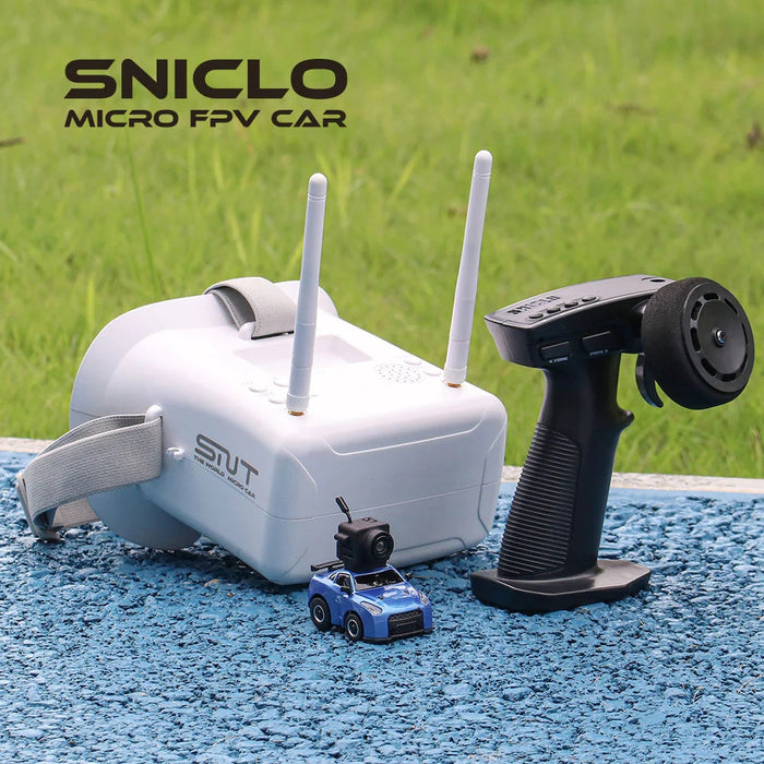 SNT 2008 GTR R35 1/100 2.4G 4WD FPV/RTR MICRO RC CAR BLUE KIT