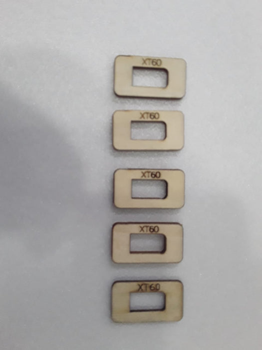 Xt60 Connector Wooden Bracket (Pack Of 5Pc)