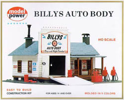 Ho Scale Billys Auto Body#490-414