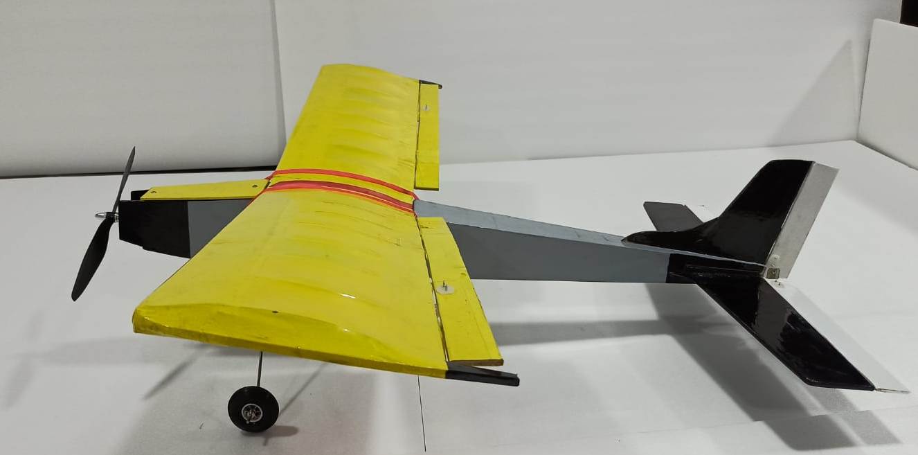 Rc Airplane Electric Premiere Balsa Yellow & Grey Arf