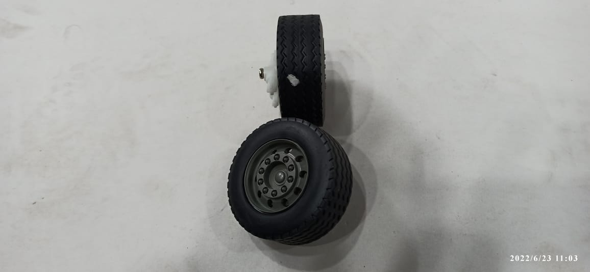 Plastic Wheel 6 Cm Pack Of 2Pc