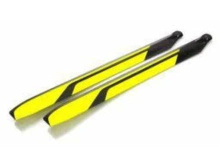 CARBON FIBER BLADES 425 MM YELLOW AND BLACK