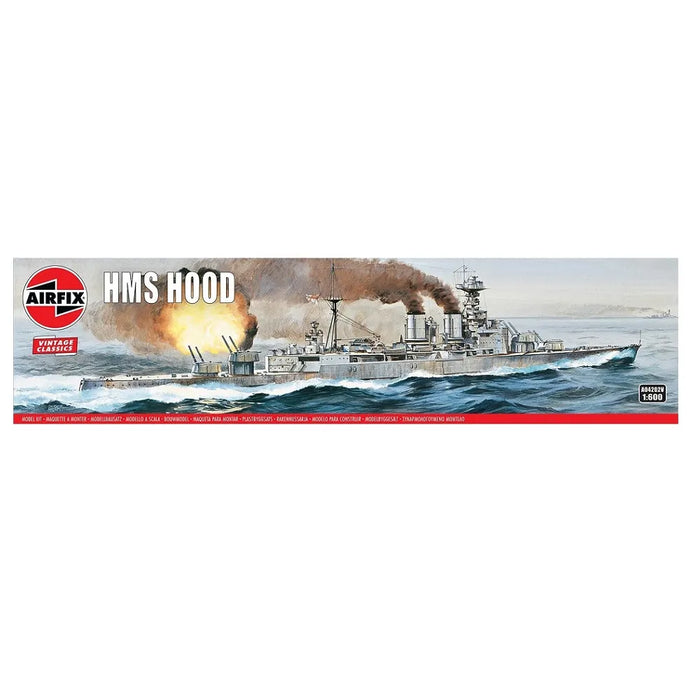 Airfix 1:600 Scale HMS Hood A04202V Warship Plastic Model Kit
