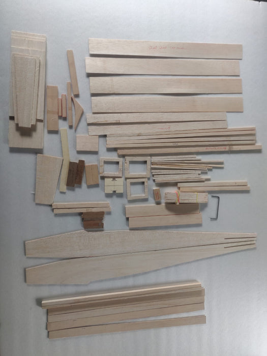 RC AIRPLANE ENGINE  PREMIERE MODEL BALSA KIT