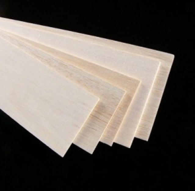 BALSA SHEET 4 MM (pack of 5)