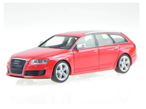 MINICHAMPS AUDI A6 AVANT RED CAR 1/43 DIE CAST MODEL