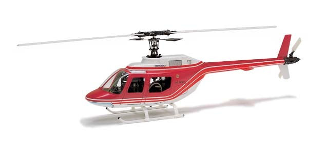 Hirobo 0412-908 30 Jet Ranger Body (Red)