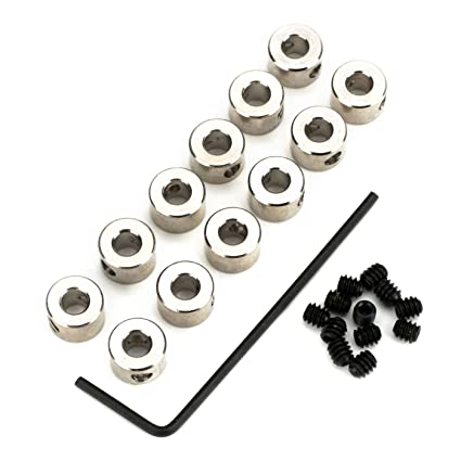 Du-Bro 1/8 Brass Dura Collars 12 Pcs No.597