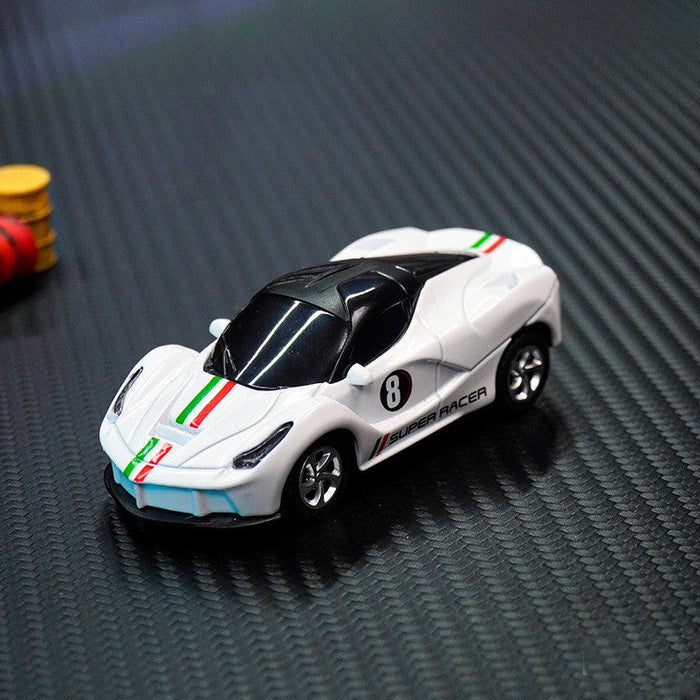 MINI RC CAR SMALL POCKET (SUPER RACER 8) 1:64 SPEED REGULATING ALLOY MODEL HG4-217