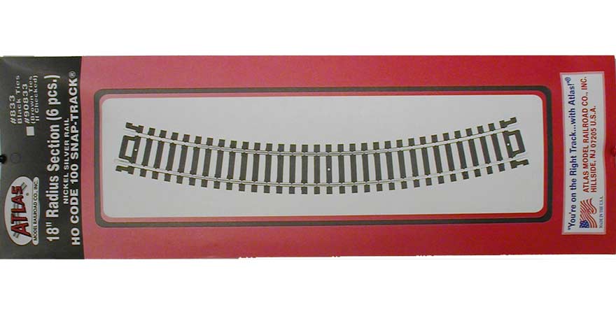 CODE 100 18 INCH RADIUS TRACK
