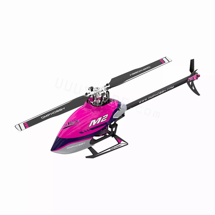 OMP HOBBY M2 BNF V2 ELECTRIC HELICOPTER (DULL PURPLE) 400MM