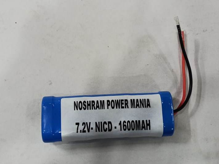7.2V 1600Mah Nicd Noshram Power Mania Battery
