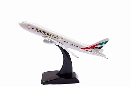 AIRPLANE DIECAST METAL EMIRATES B777 16CM