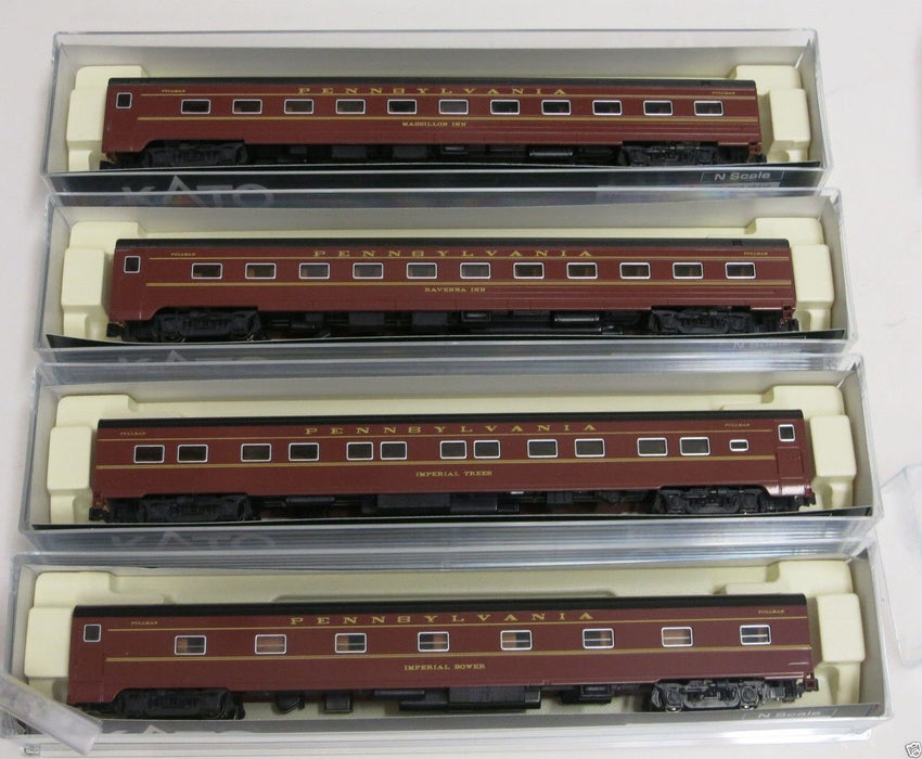 KATO N SCALE RAIL CARS 106 7111 SET OF 4