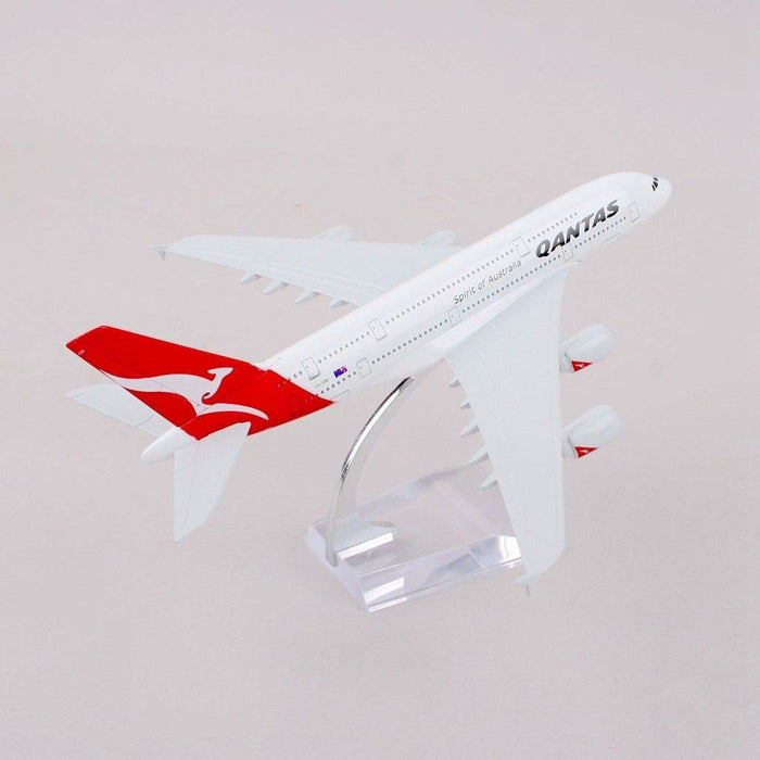 Airplane Diecast Qantas Airlines Airbus A380 16Cm