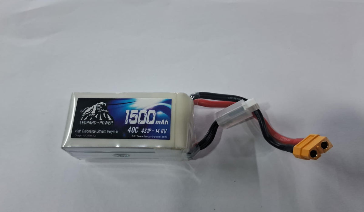 LIPO 14.8V 1500MAH 40C,4S LEOPARD BATTERY
