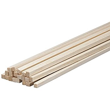 Balsa Strip 10mm x 10mm x 1000mm