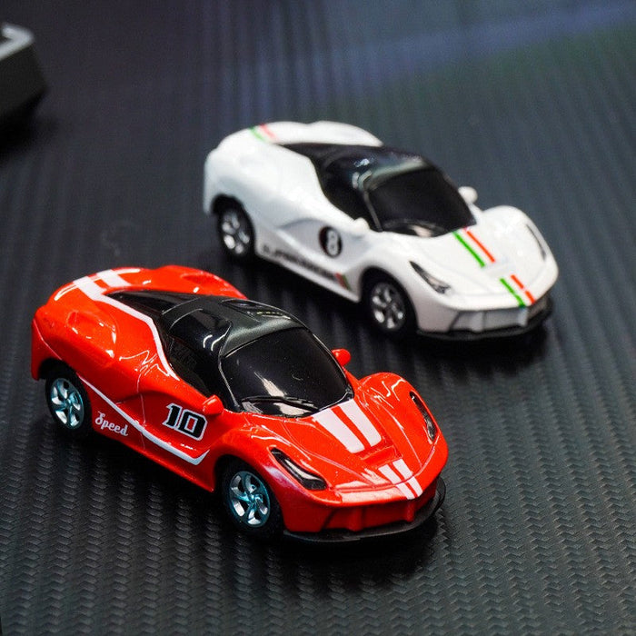 MINI RC CAR SMALL POCKET (SUPER RACER 8) 1:64 SPEED REGULATING ALLOY MODEL HG4-217