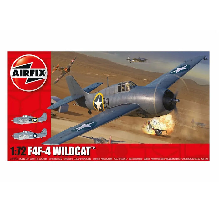 Airfix A02070A 1:72 Scale F4F-4 Wildcat Aircraft Model Kit