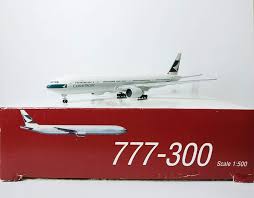 AIRPLANE DIECAST METAL CATHAY PACIFIC B777 AIRLINES 1:500 MODEL