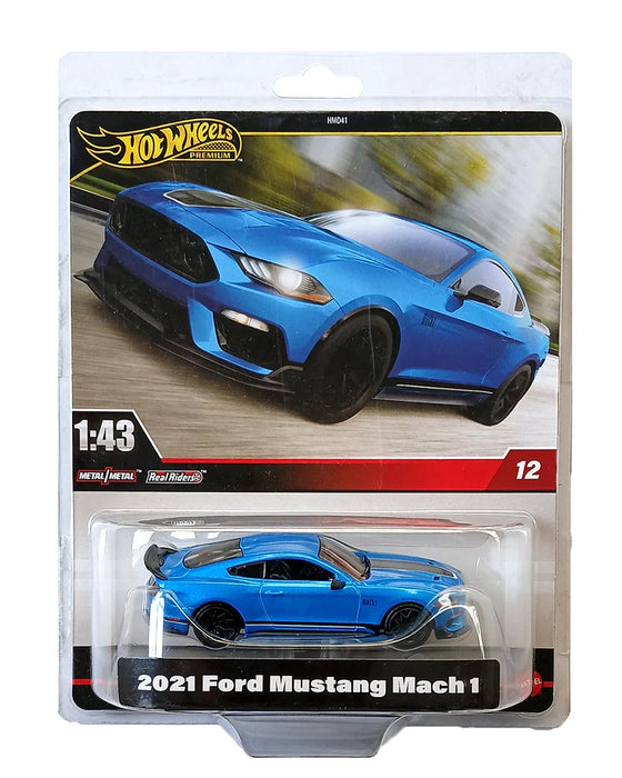 HOT WHEELS 1:43 2021 FORD MUSTANG MACH 1 REAL RIDERS (9C9E)