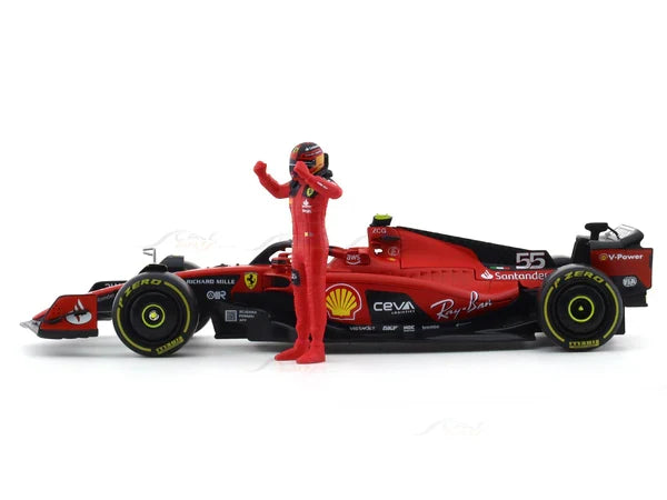 BBURAGO FERRARI SF-23#55 CARLOS SAINZ 2023  1/24 SCALE 18-26808
