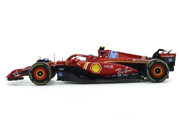 BBURAGO FERRARI SF24 C SAINZ #55 1/18 DIECAST 18-16815S