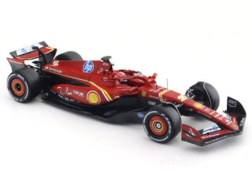 BBURAGO 18-26821L 1/24 FERRARI SF24-CHARLES LECLERC -2024 DIECAST MODEL