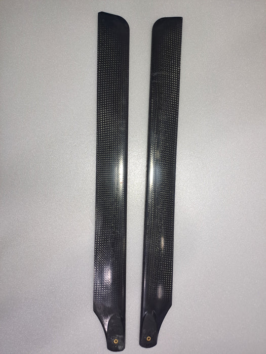 CARBON 425Mm 500 SIZE HELI MAIN BLADES PRE-OWNED