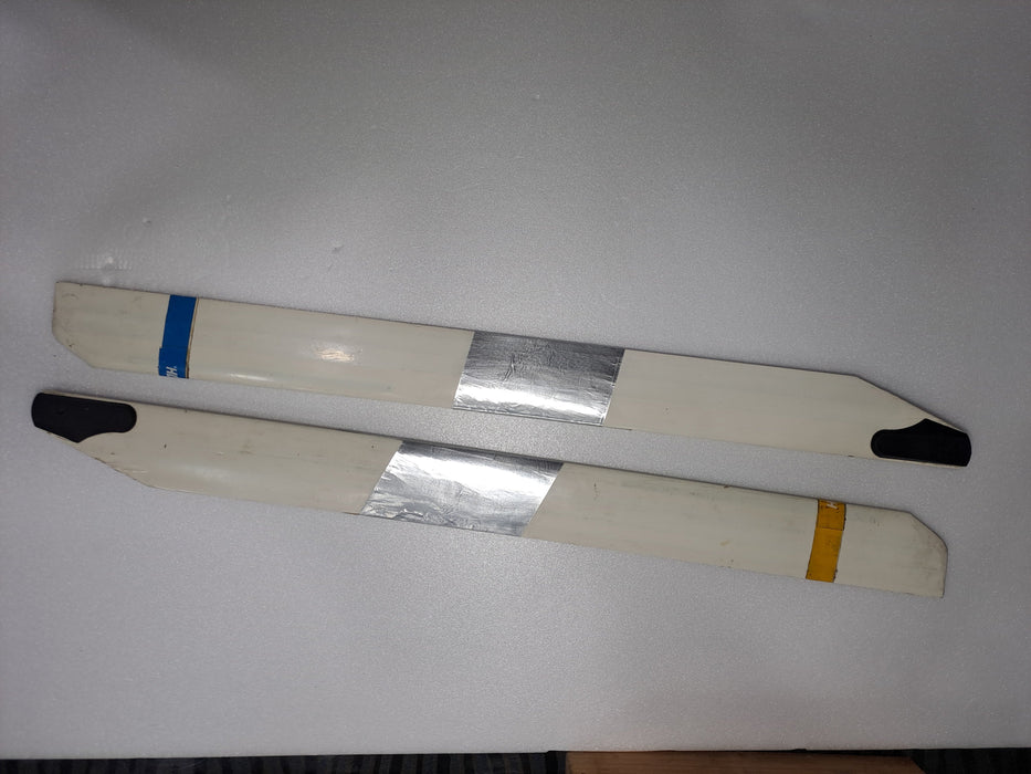 HIROBO SHUTTLE PLUS 0402-640/ BE2 MAIN BLADES PRE-OWNED