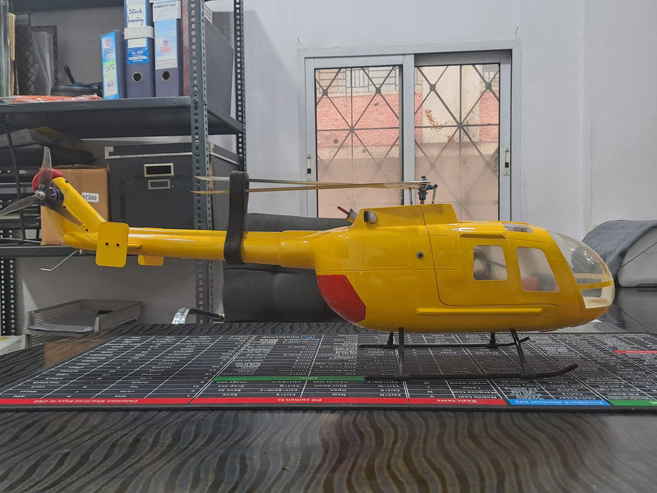 RC ELECTRIC HELI 450 SCALE BODY BO-105 WITH ALIGN MECHANICS-RTF