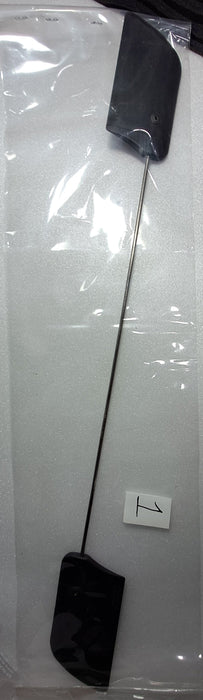 HIROBO SCEADU EVOLUTION EX FLYBAR PADDLES WITH FLYBAR ROD PART NO.0403-212/0402-055 PRE -OWNED QUALITY