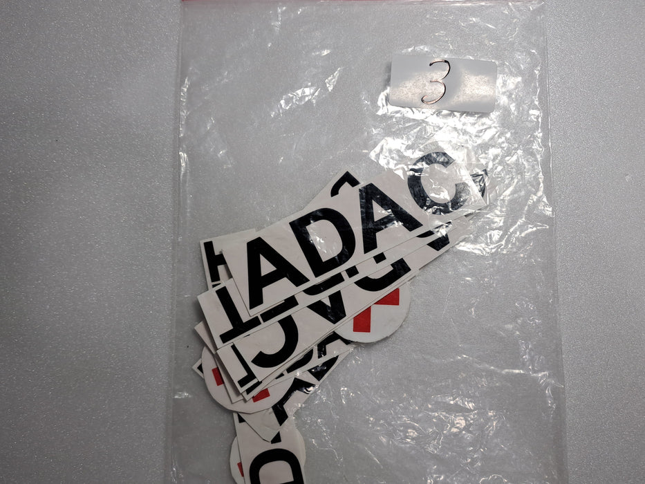 STICKERS FOR B0-105 SCALE(MEDICAL)   450/500 SIZE HELI