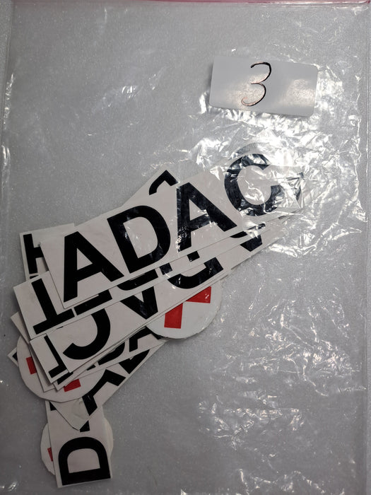 STICKERS FOR B0-105 SCALE(MEDICAL)   450/500 SIZE HELI