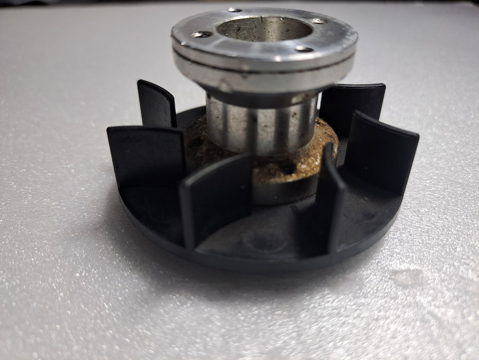 NITRO ENGINE COOLING  FAN WITH CLUTCH  MOUNT FOR HELI 50 SIZE PRE OWNED QUALITY