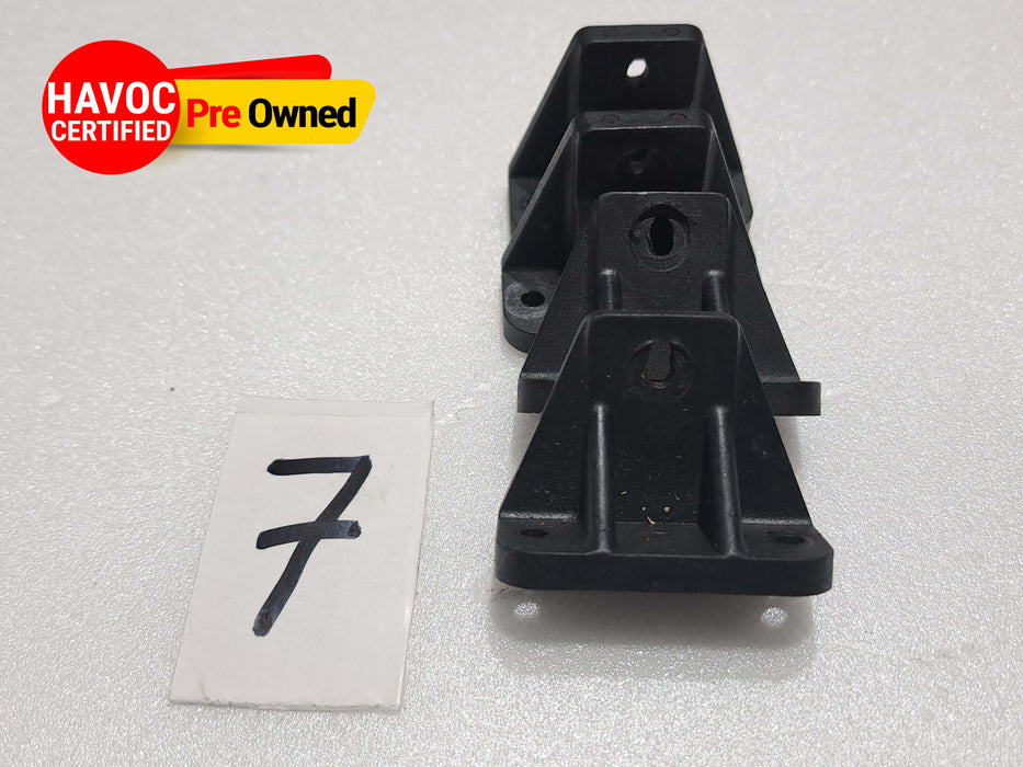JR VIBE 50 NITRO HELICOPTER LANDING STRUT MOUNT PART NO.-996005 (PACK OF 4)PRE OWNED QUALITY