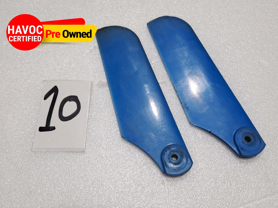 HIROBO SCEADU EVO TAIL BLADES PLASTIC PART NO-  0412-150 PRE OWNED QUALITY